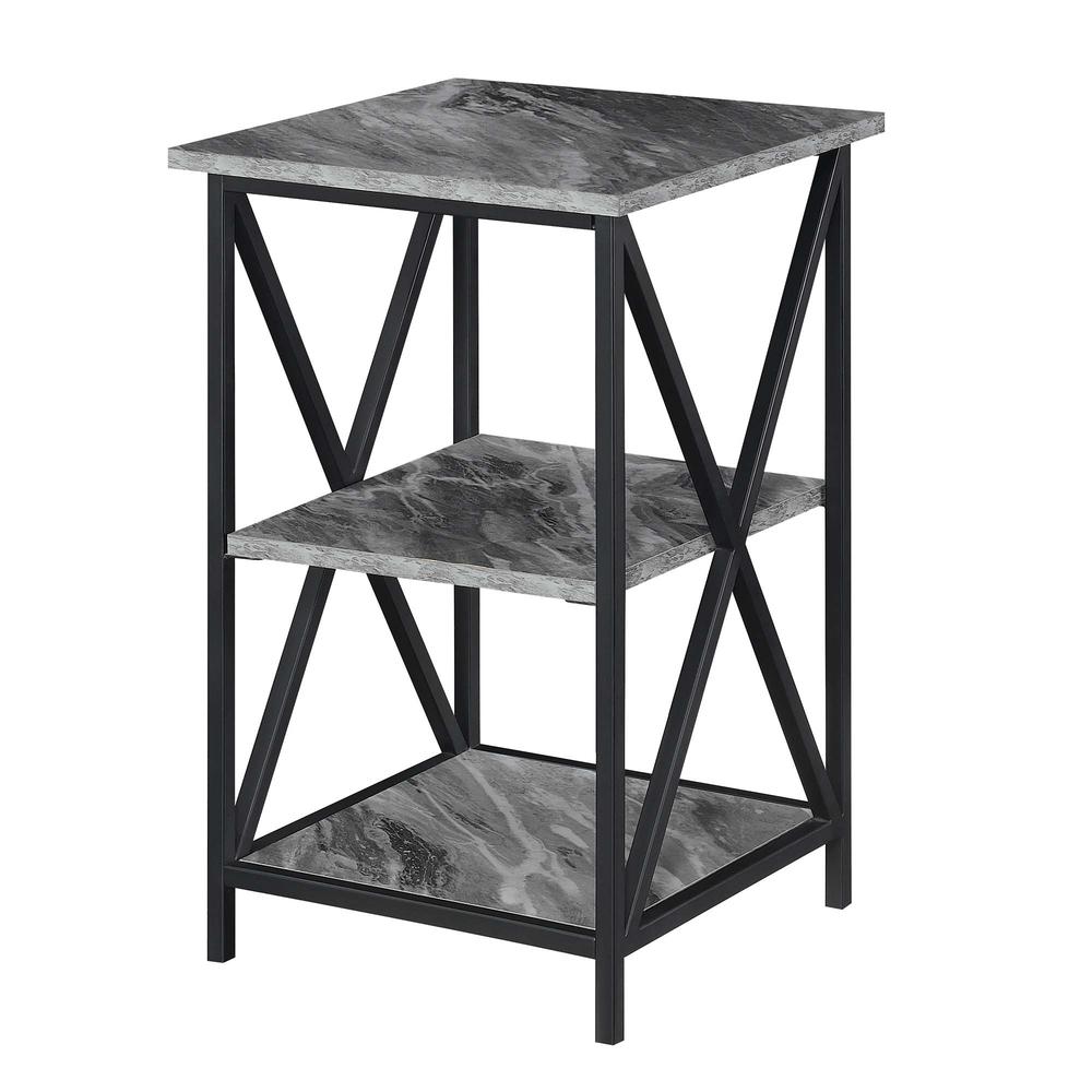 Tucson End Table with Shelves, R4-0548. Picture 1