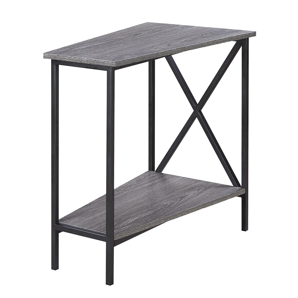 Tucson Wedge End Table with Shelf. Picture 1
