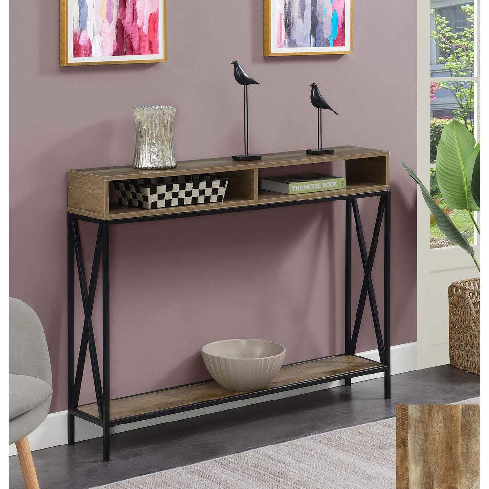 Tucson Deluxe Console Table with Shelf. Picture 4