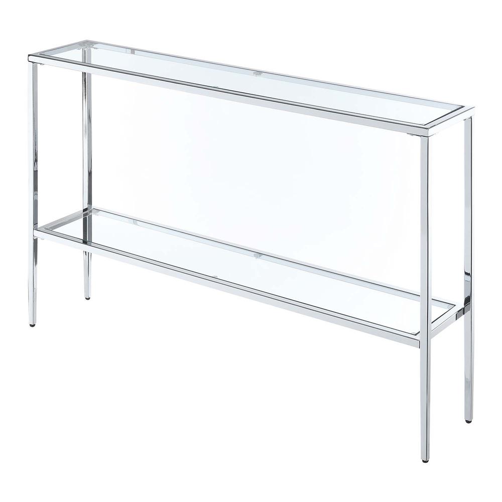 Nadia Chrome Console Table. Picture 1