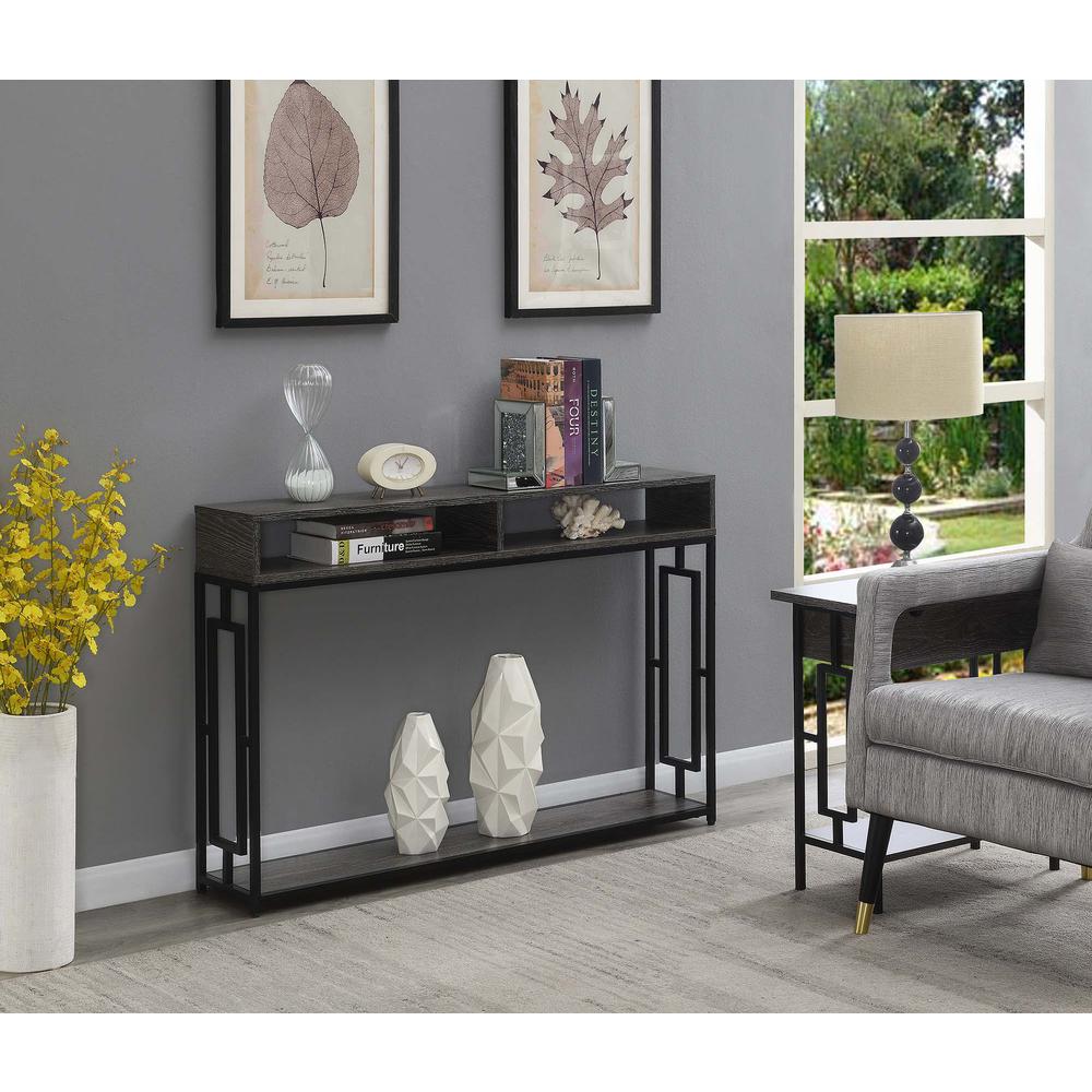 Town Square Deluxe 2 Tier Console Table. Picture 1