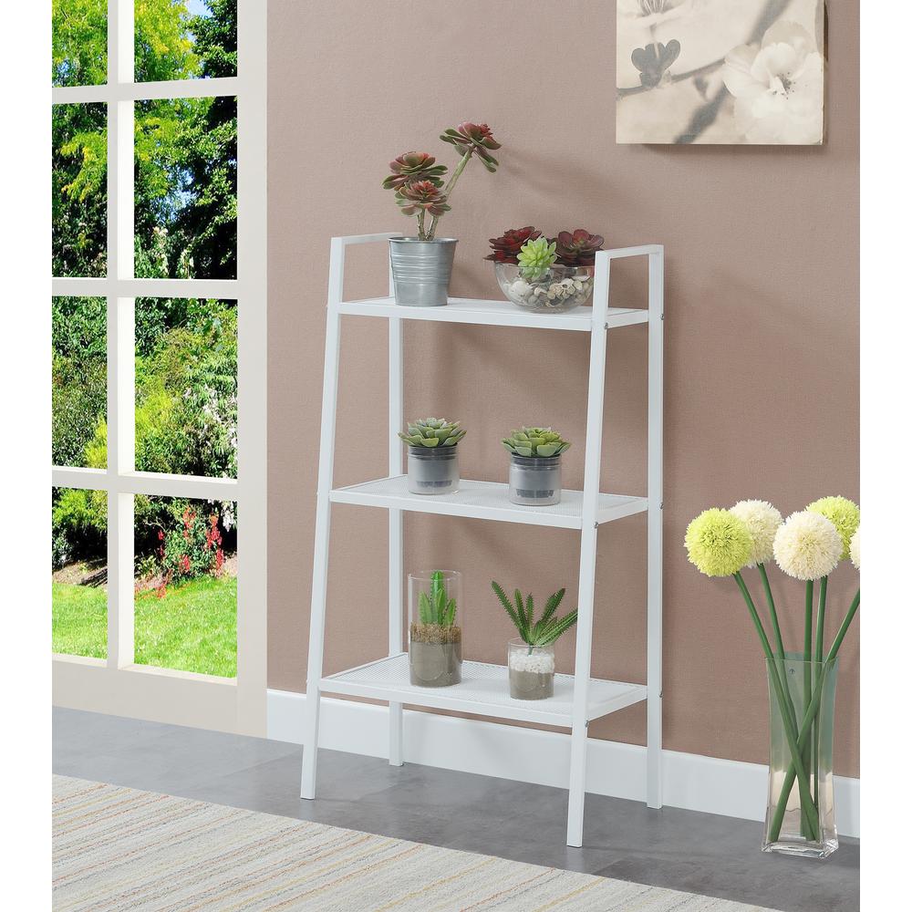 Designs2Go 3 Tier Metal Plant Stand White. Picture 4