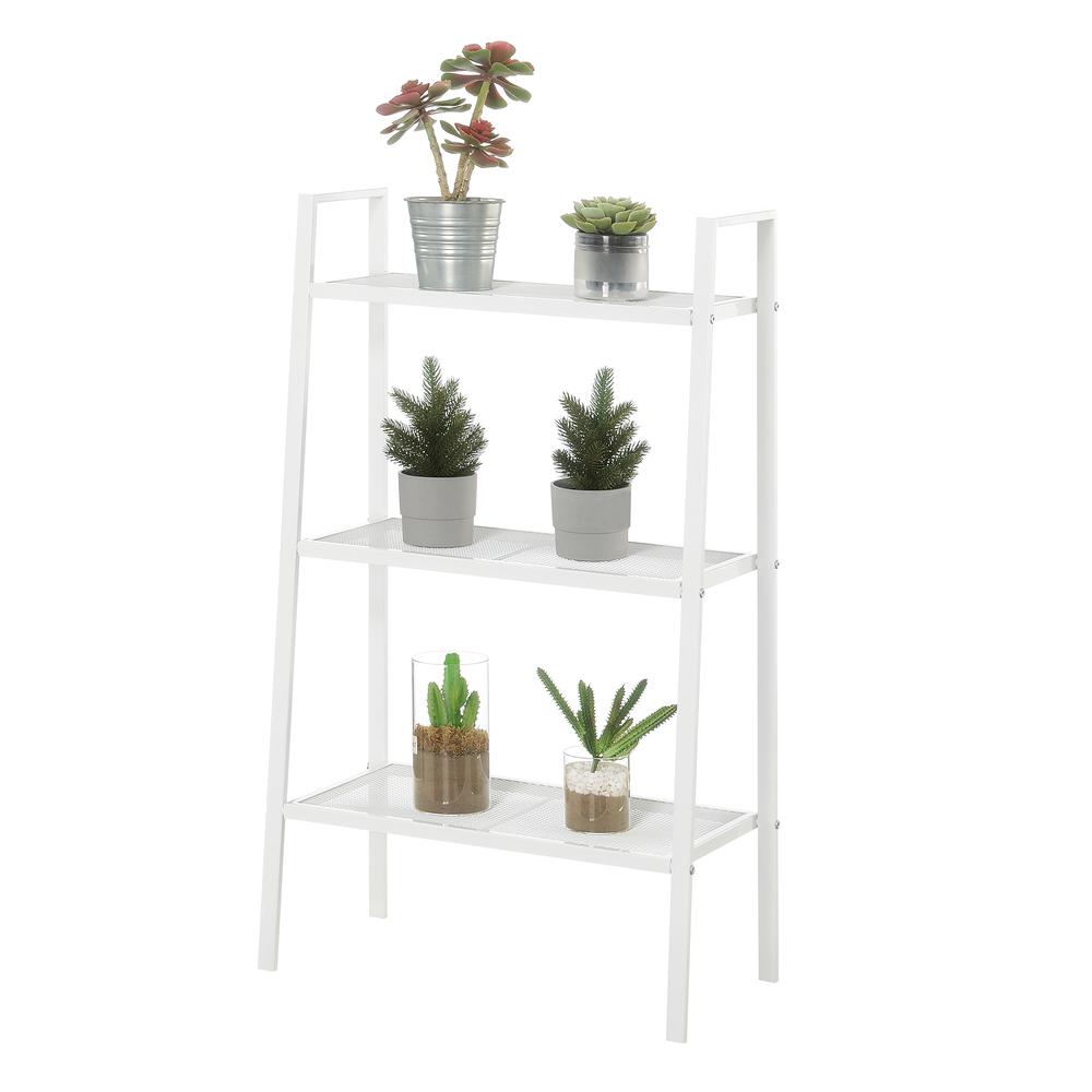 Designs2Go 3 Tier Metal Plant Stand White. Picture 2