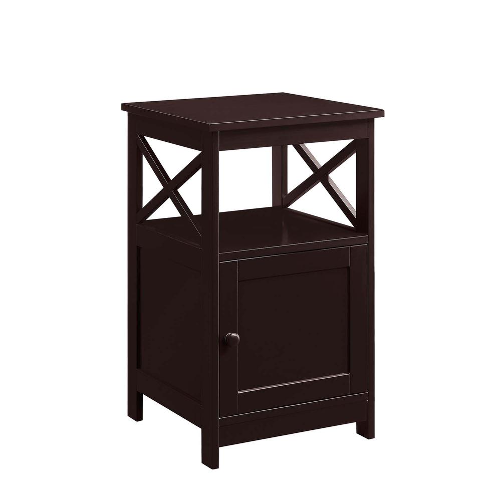 Oxford End Table with Cabinet. Picture 1