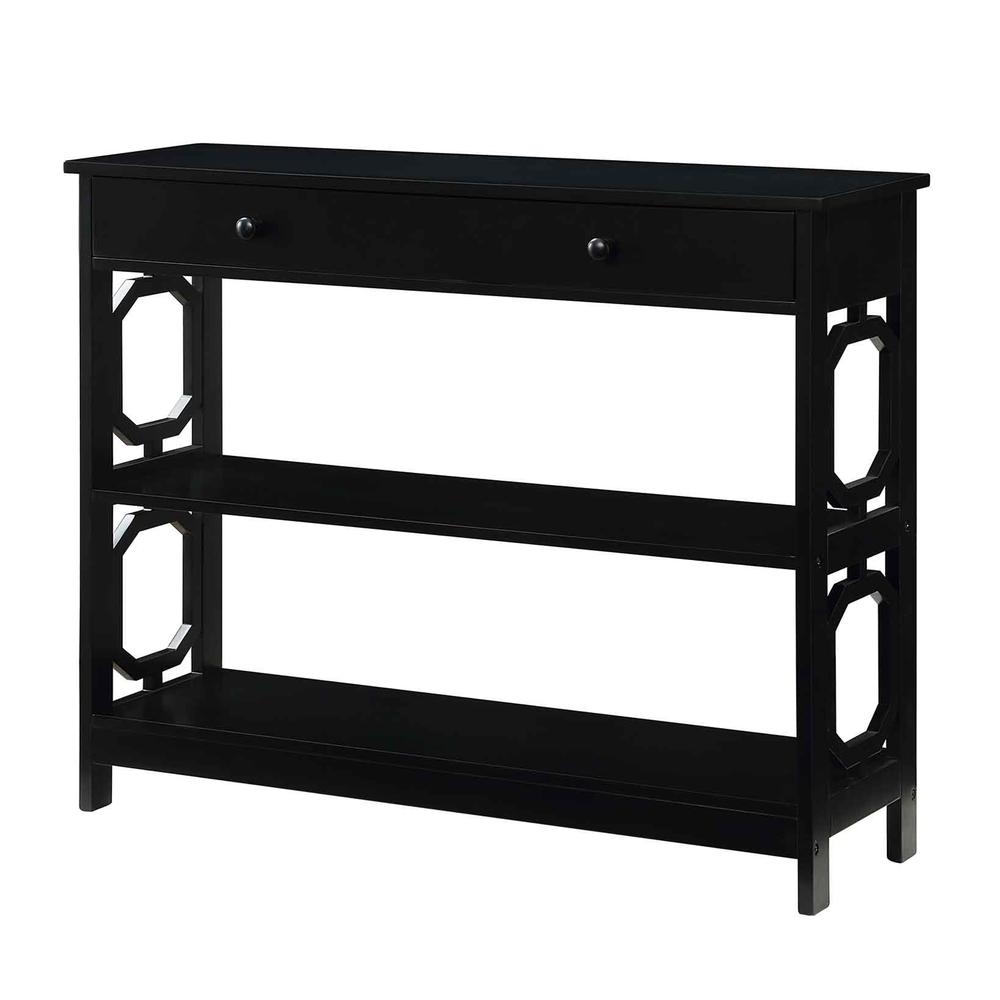 Omega 1 Drawer Console Table. Picture 7
