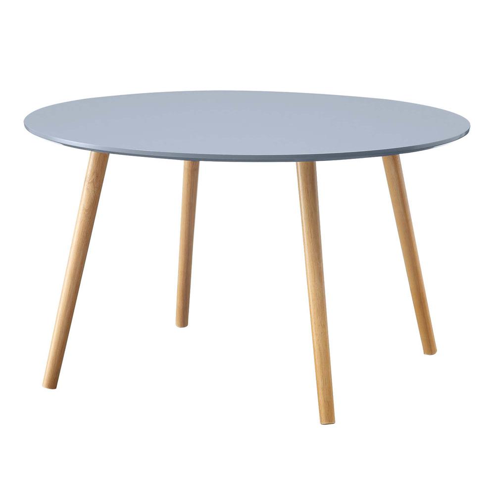 Oslo Round Coffee Table, Gray. Picture 3