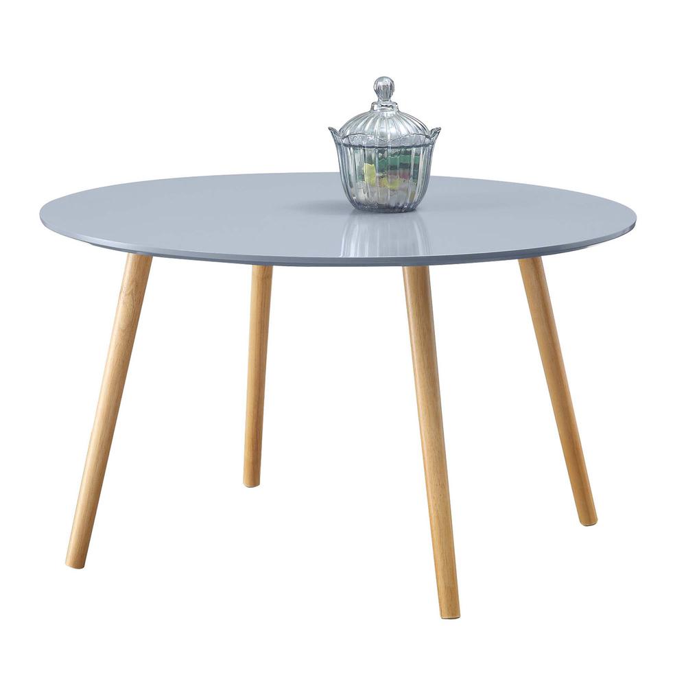 Oslo Round Coffee Table, Gray. Picture 2