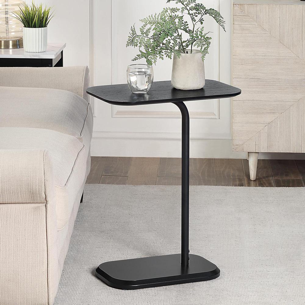 Oslo C End Table, Black. Picture 3
