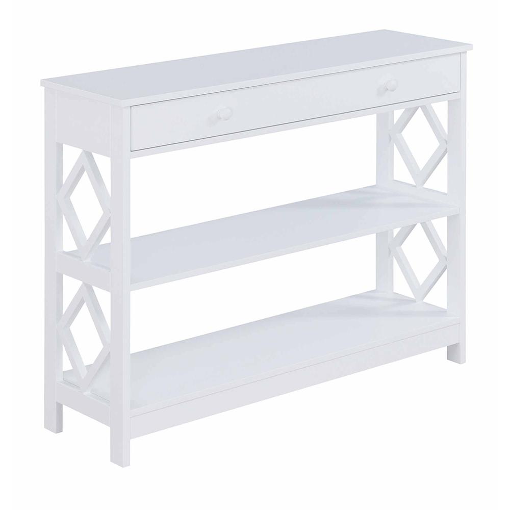 Diamond 1 Drawer Console Table. Picture 5