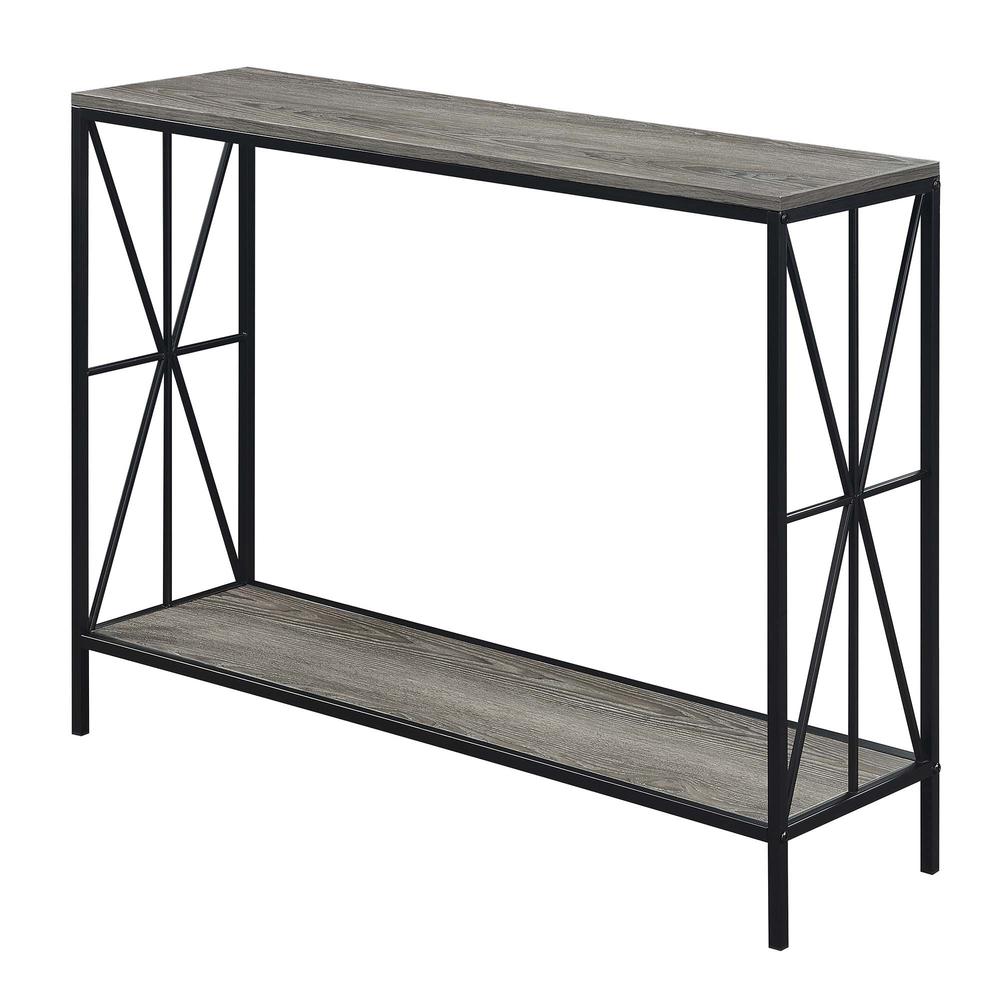 Tucson Starburst Console Table with Shelf. Picture 1