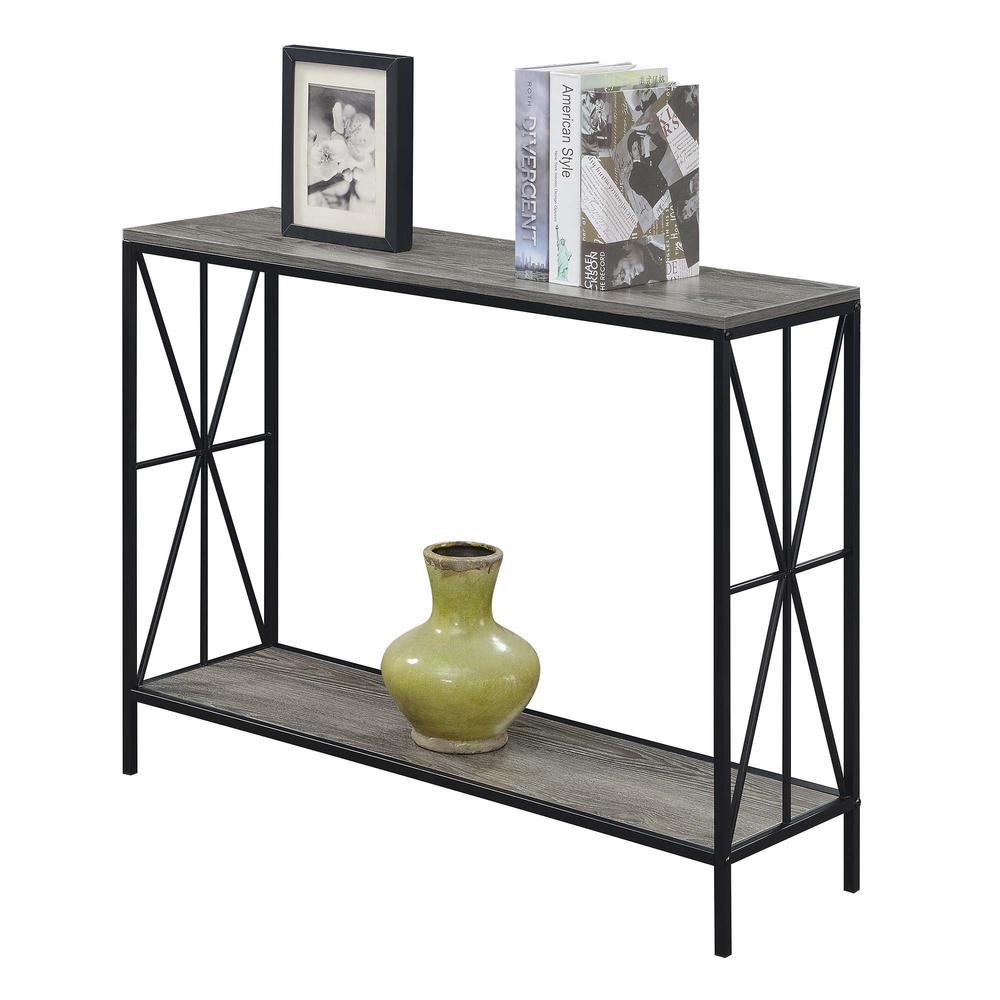 Tucson Starburst Console Table with Shelf. Picture 2