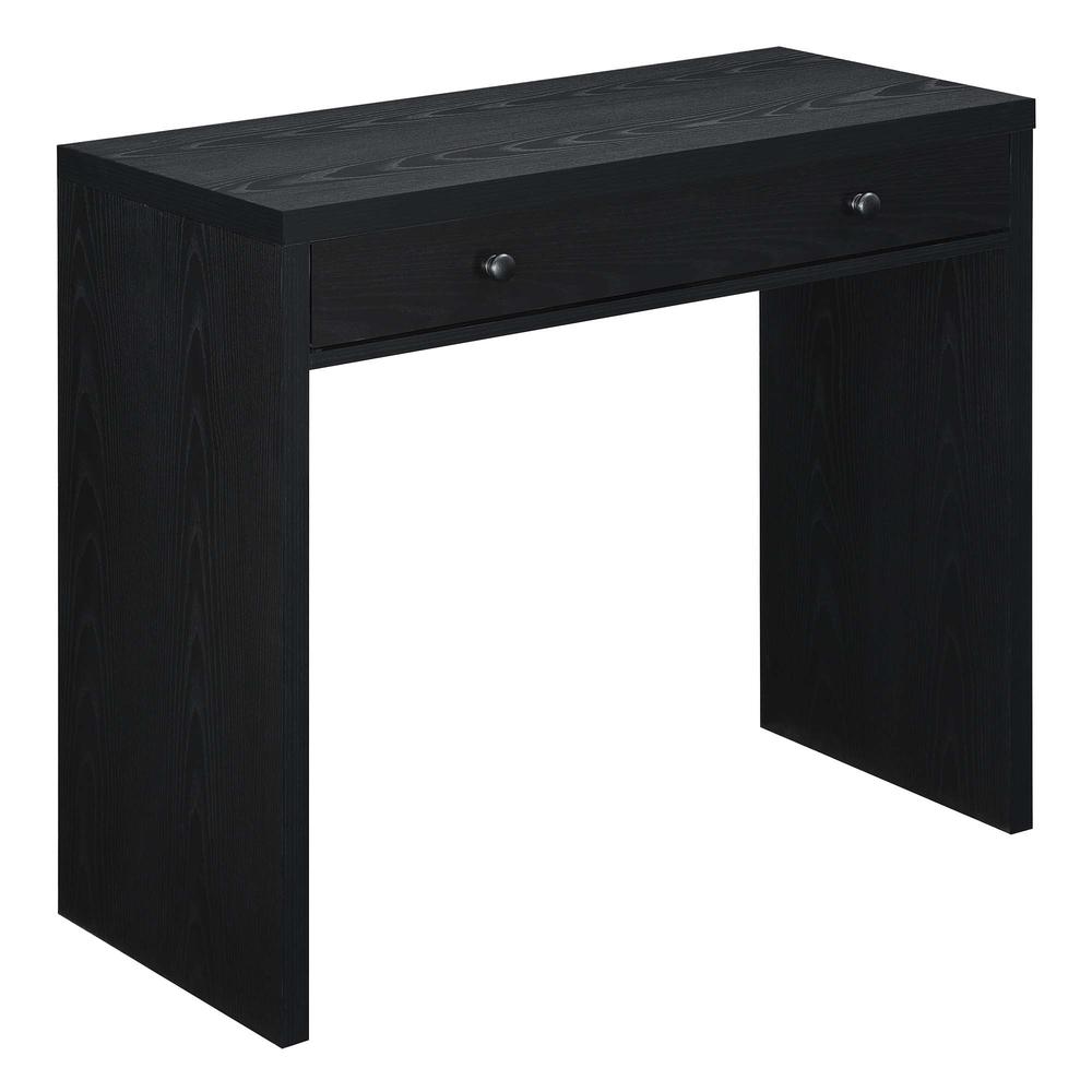 Northfield 36 inch Desk with Drawer, Black. Picture 1
