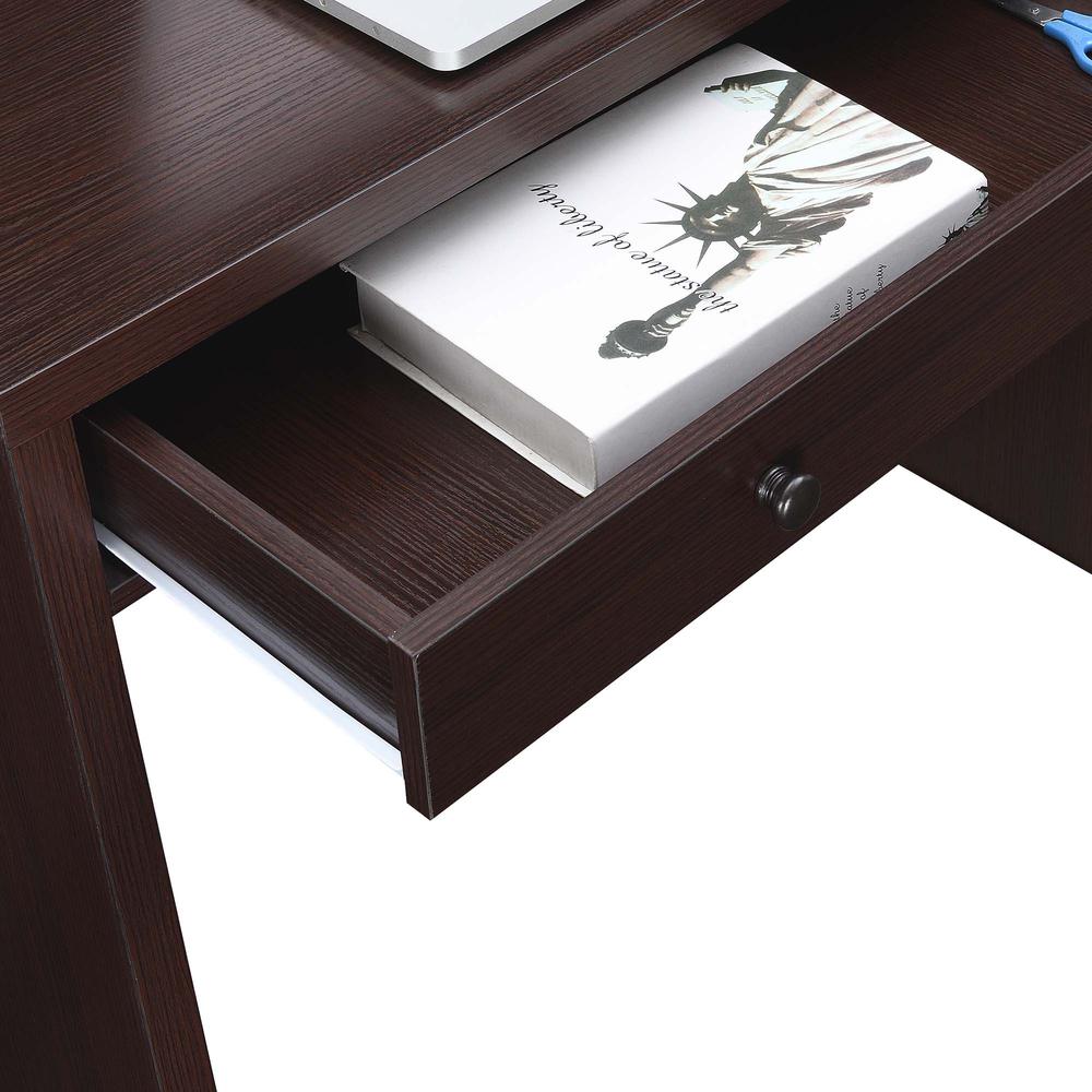 Northfield 36 inch Desk with Drawer, Espresso. Picture 3