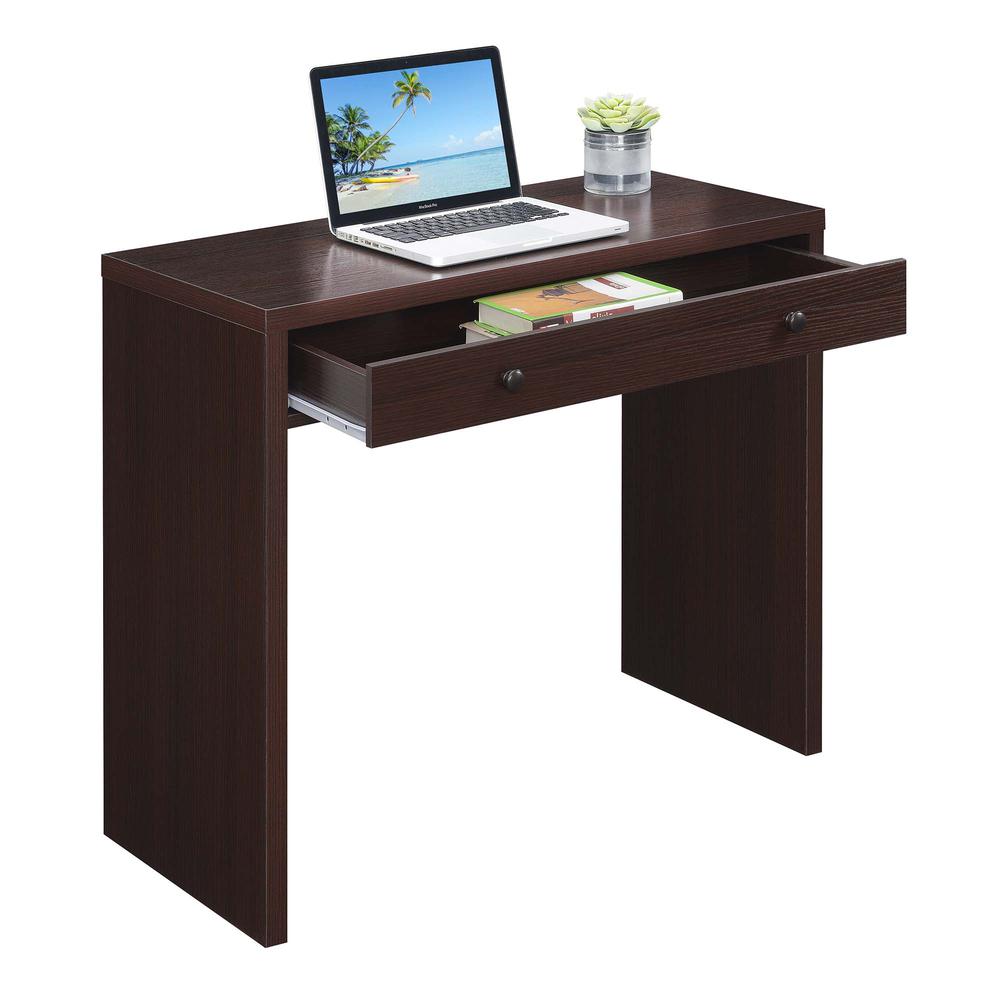Northfield 36 inch Desk with Drawer, Espresso. Picture 2