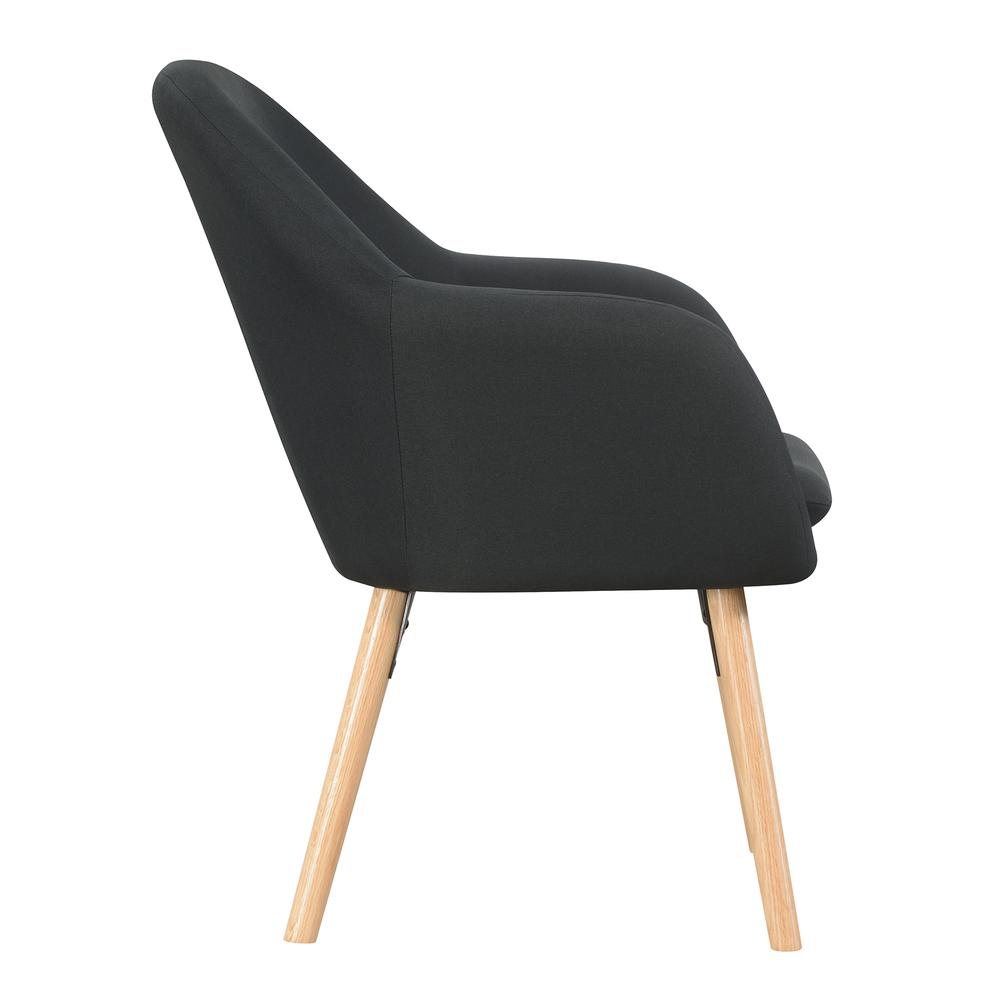 Charlotte Accent Chair, Black. Picture 2