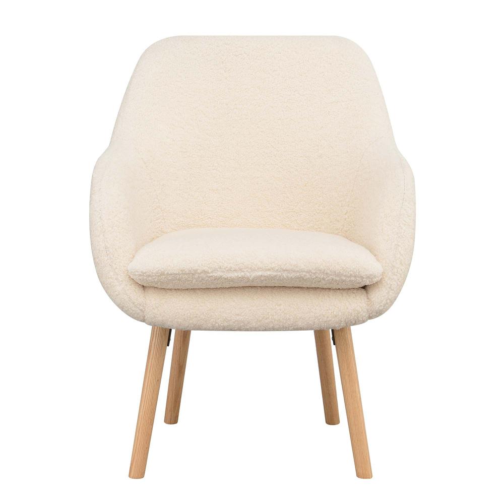 Take a Seat Charlotte Sherpa Accent Chair, Sherpa Crème. Picture 7
