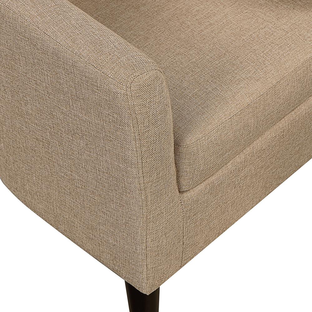 Take a Seat Churchill Accent Chair with Ottoman, Beige. Picture 7