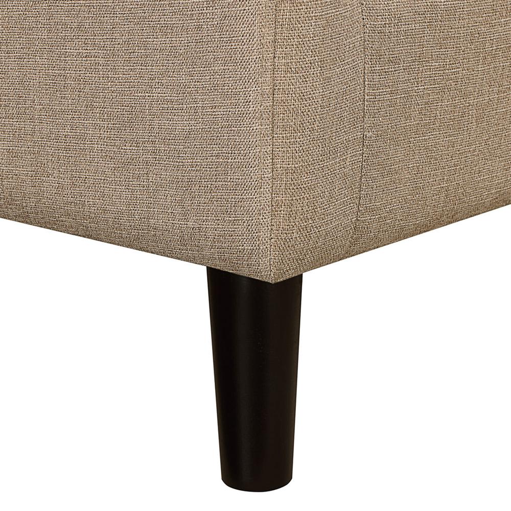 Take a Seat Churchill Accent Chair with Ottoman, Beige. Picture 8