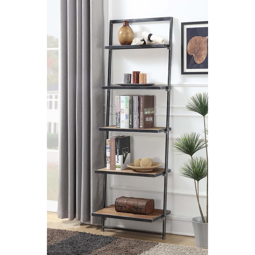 Laredo 5 Tier Ladder Bookcase/shelf. Picture 2