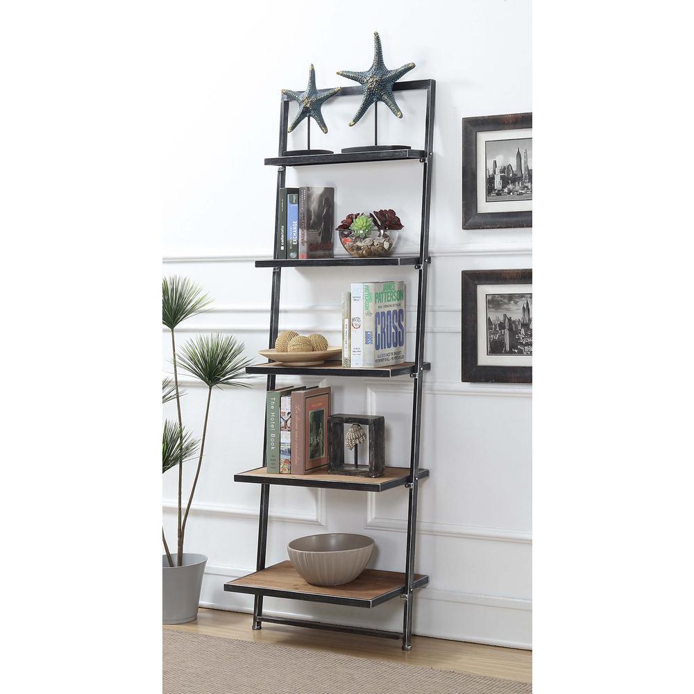 Laredo 5 Tier Ladder Bookcase/shelf. Picture 3