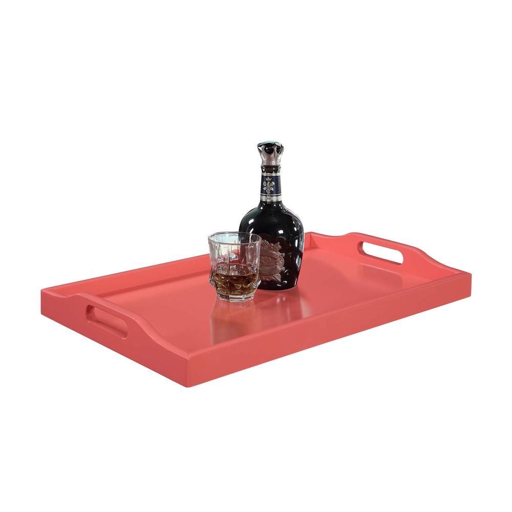 Designs2Go Serving Tray, Coral. Picture 2