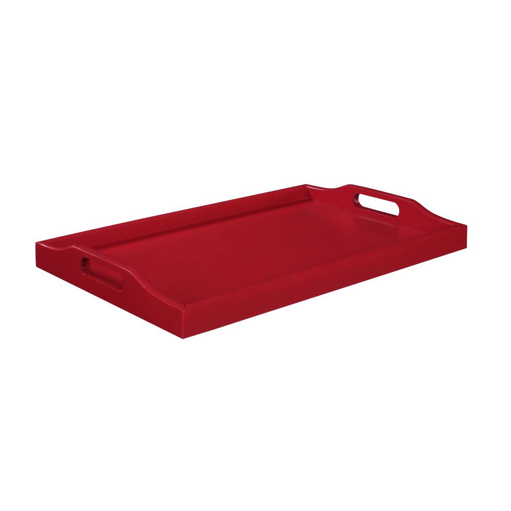 Designs2Go Serving Tray, Cranberry Red. Picture 1