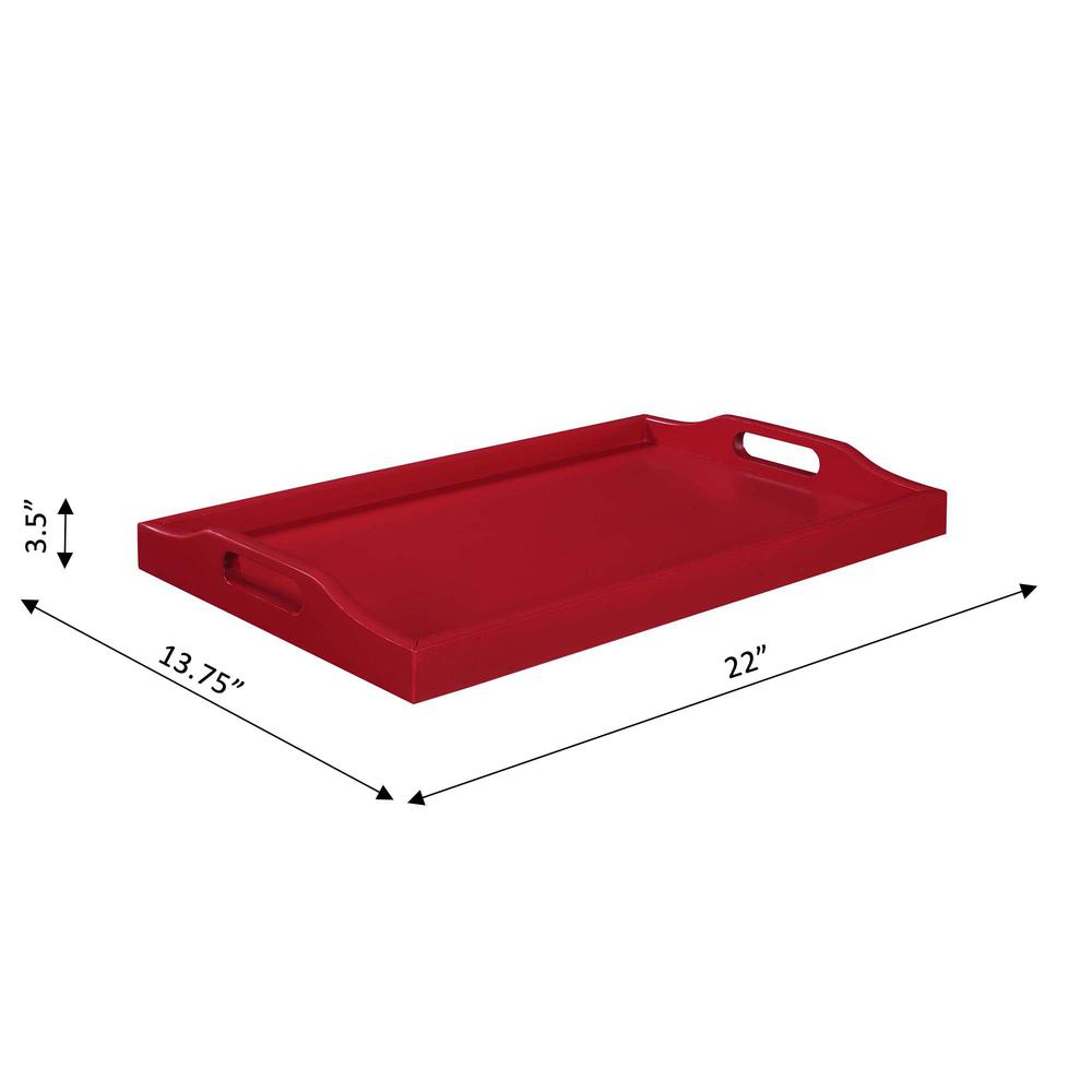 Designs2Go Serving Tray, Cranberry Red. Picture 5