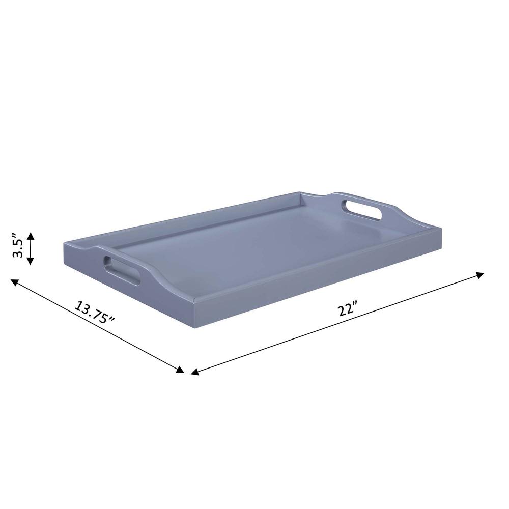 Designs2Go Serving Tray, Gray. Picture 5