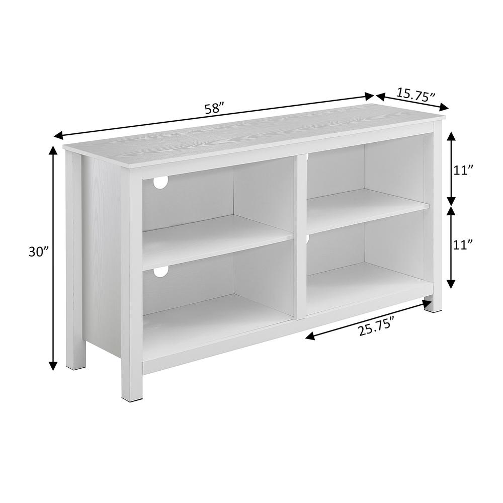 Montana Highboy TV Stand with Shelves for TVs up to 65 Inches. Picture 4