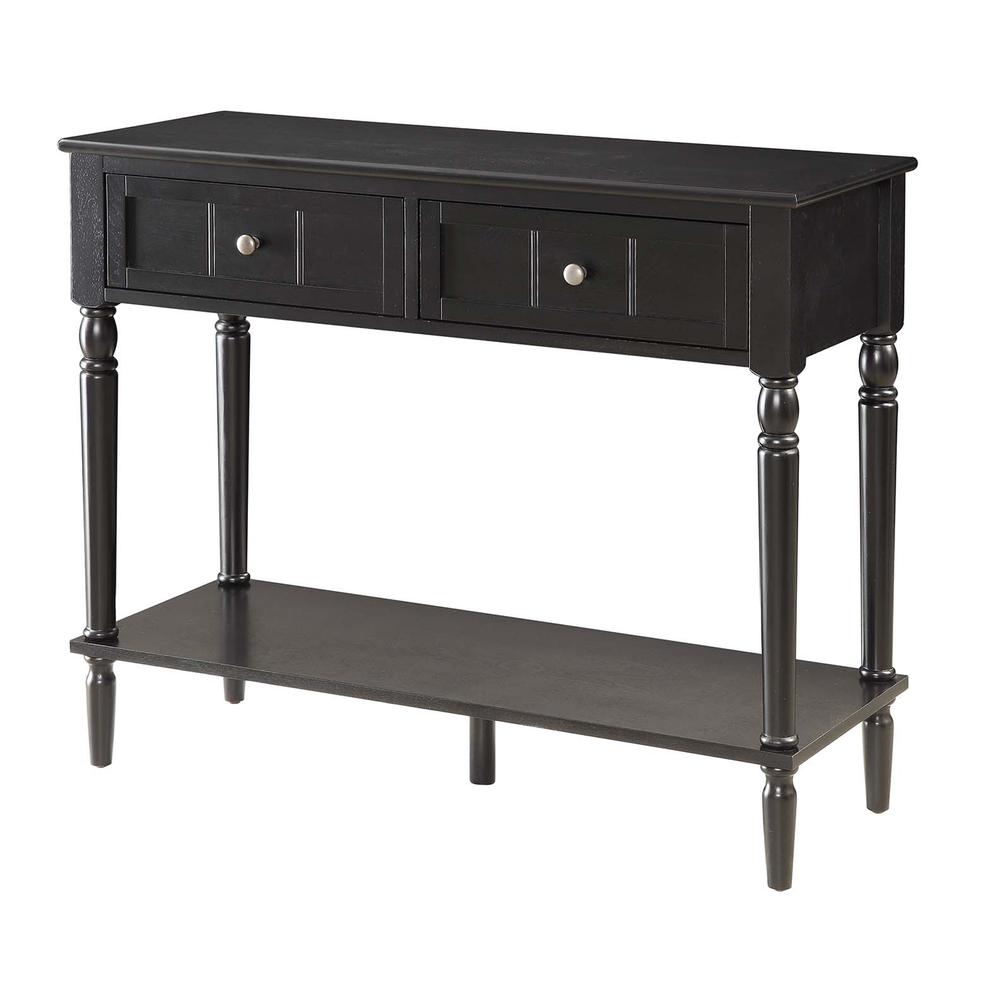 French Country Two Drawer Hall Table. Picture 1