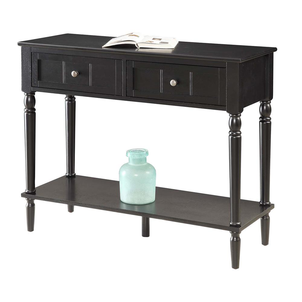 French Country Two Drawer Hall Table. Picture 3