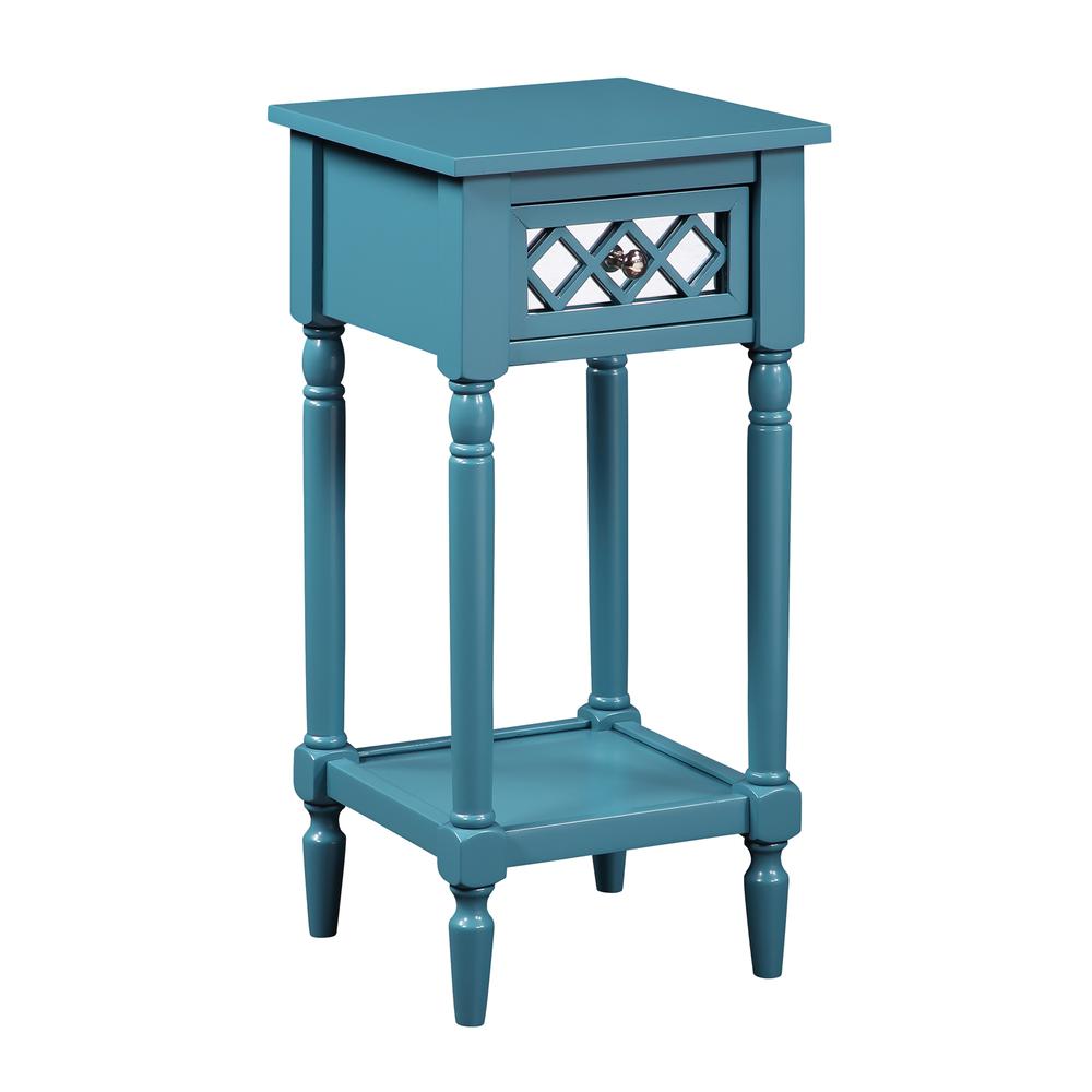 French Country Khloe Deluxe - 1 Drawer Accent Table with Shelf. The main picture.