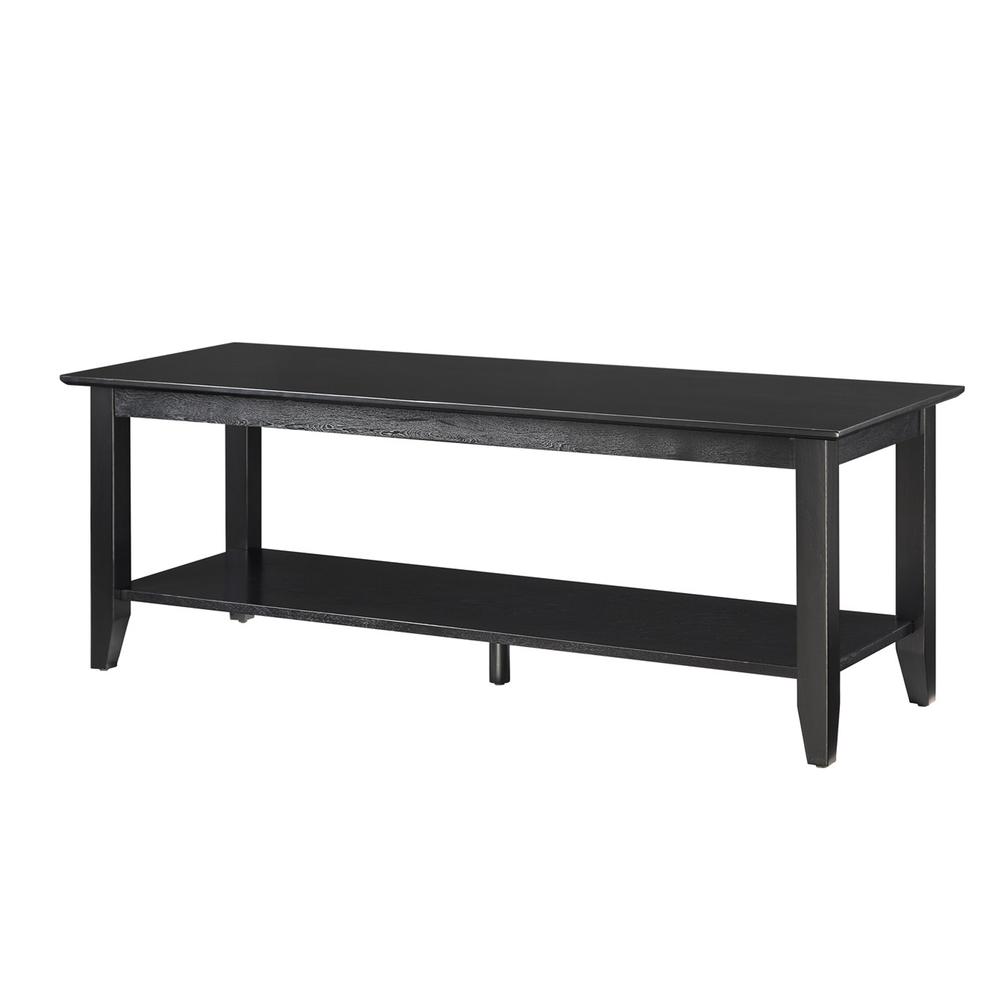 American Heritage Coffee Table with Shelf. Picture 1