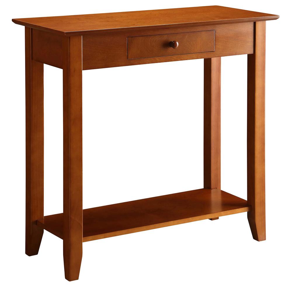 American Heritage Hall Table with Drawer and Shelf. Picture 2