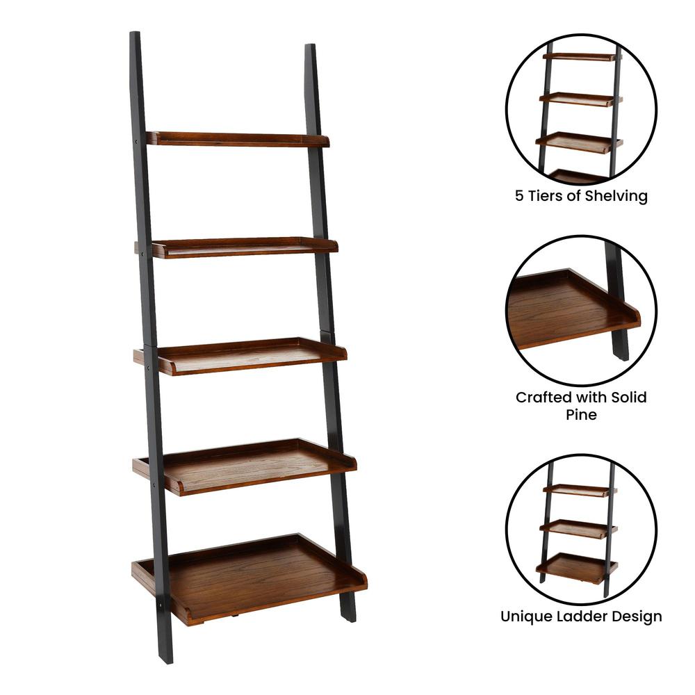 French Country Bookshelf Ladder. Picture 2
