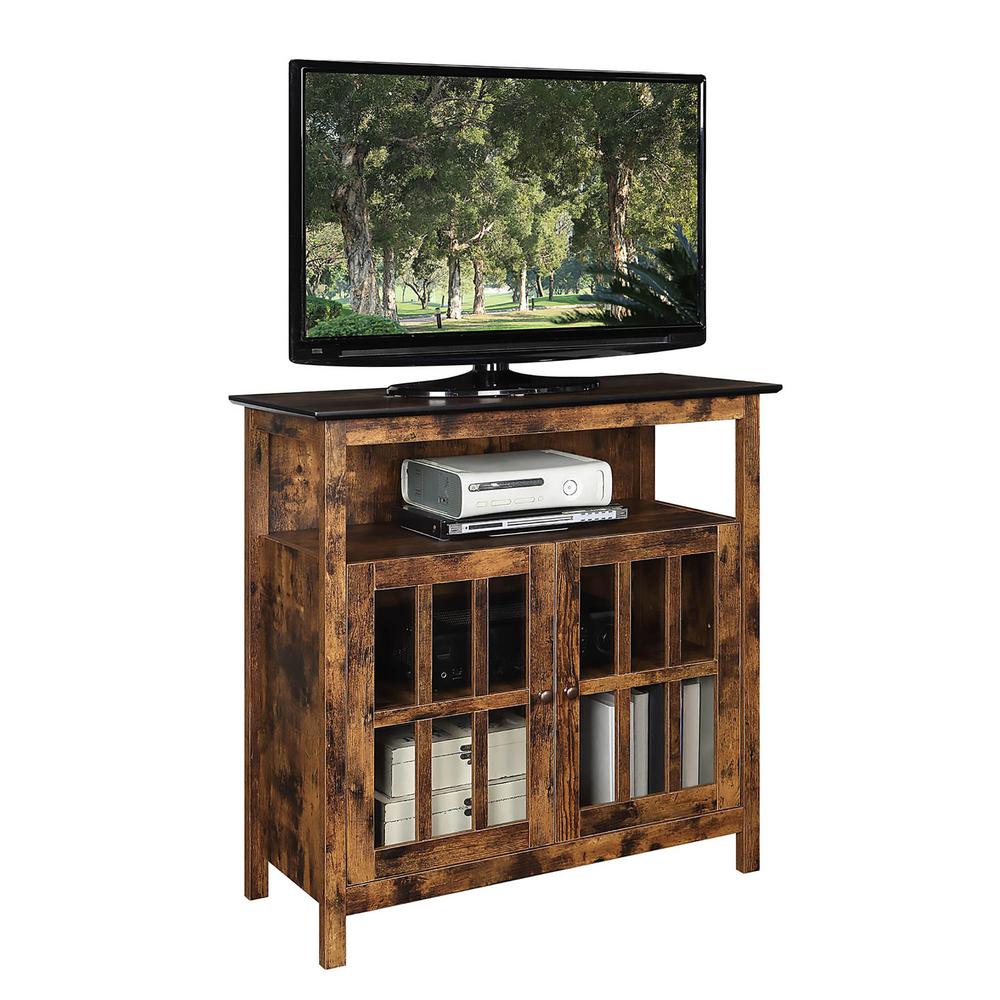 Big Sur Highboy TV Stand with Storage Cabinets. Picture 2