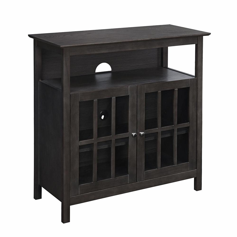Big Sur Highboy TV Stand Weathered Gray. Picture 1