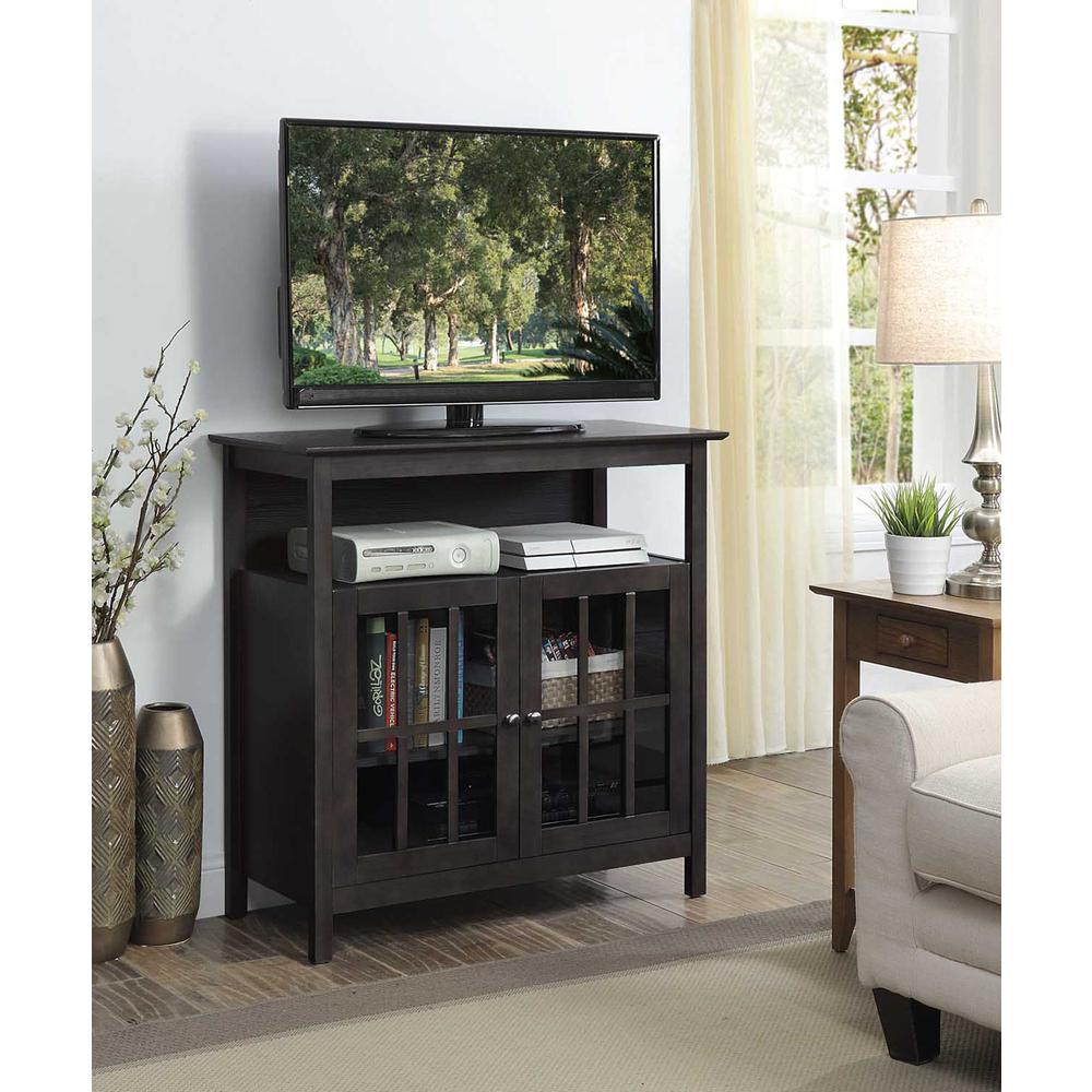 Big Sur Highboy TV Stand Weathered Gray. Picture 2