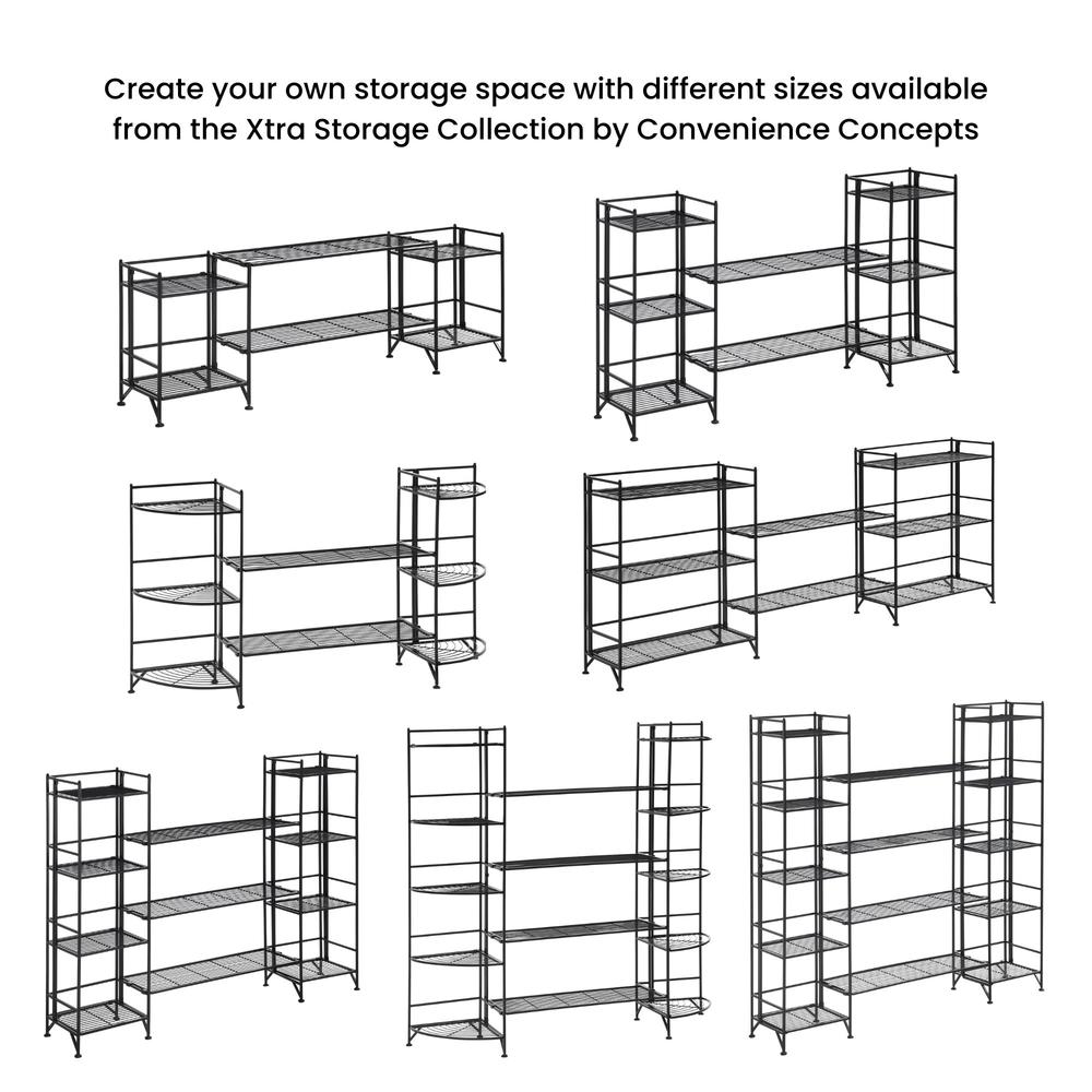 Xtra Storage Shelf Deluxe Metal Extension Set of 2. Picture 7