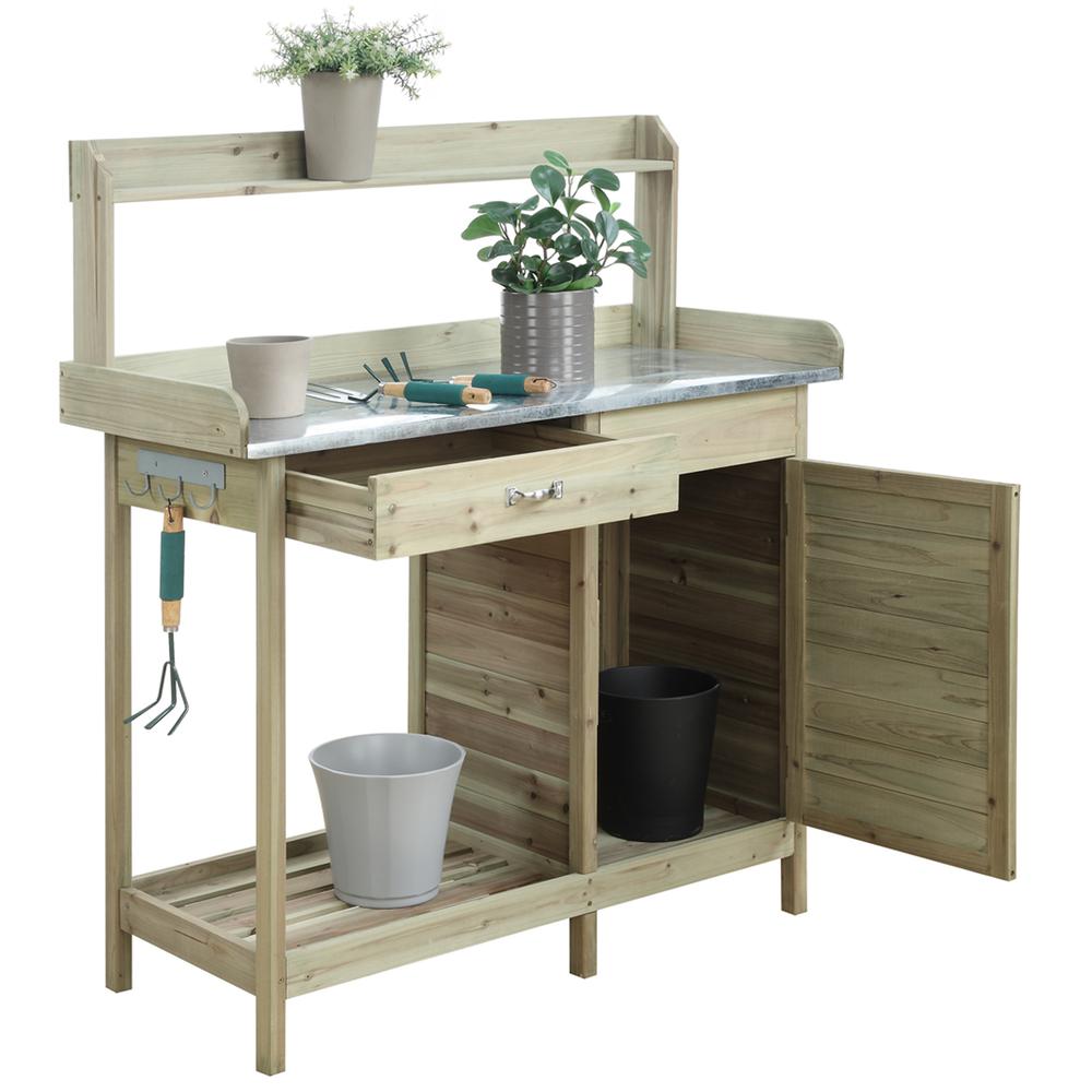 Deluxe Potting Bench with Cabinet. Picture 3