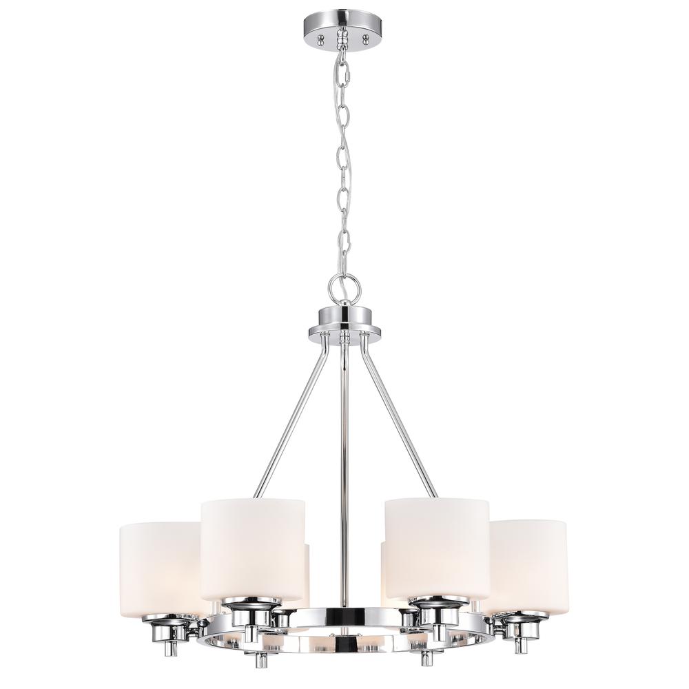 CHLOE Lighting SOLBI Contemporary 6 Light Oil Rubbed Bronze Large Chandelier Ceiling Fixture 24" Wide. Picture 1