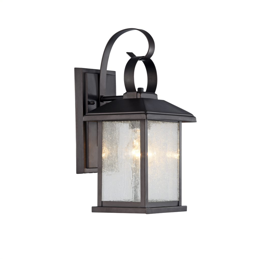 HINKLEY Transitional 1 Light Rubbed Bronze Outdoor Wall Sconce 13" Height. Picture 1