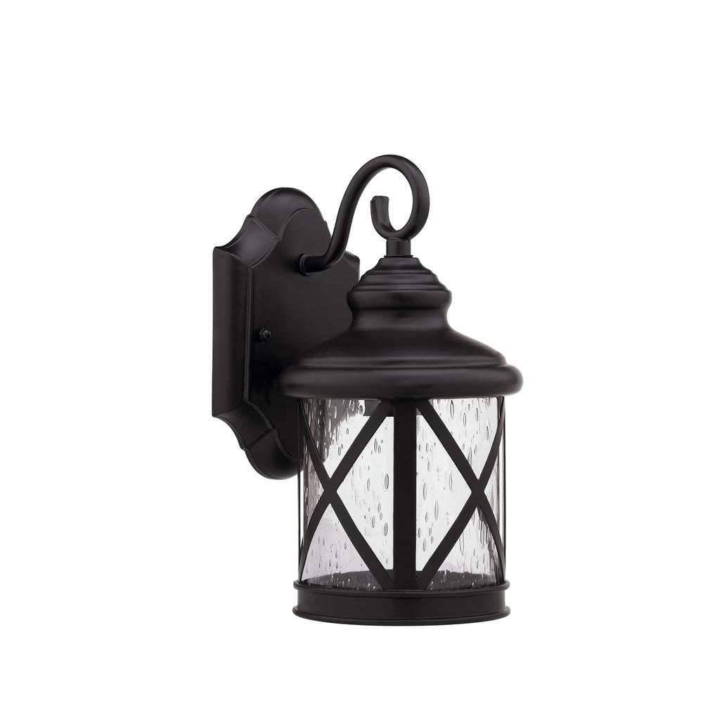 MILANIA ADORA Transitional 1 Light Rubbed Bronze Outdoor Wall Sconce 11" Height. Picture 1