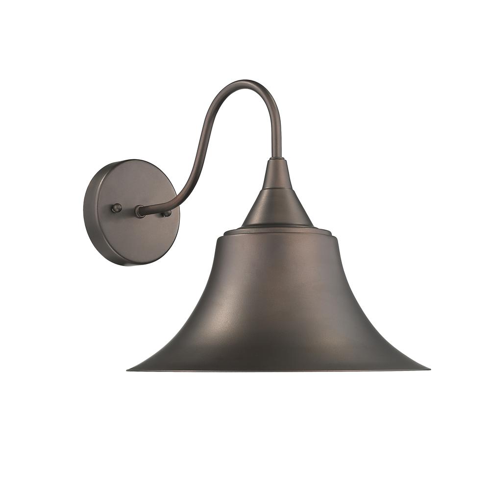 IRONCLAD Industrial 1 Light Rubbed Bronze Wall Sconce 11.5" Wide. Picture 4