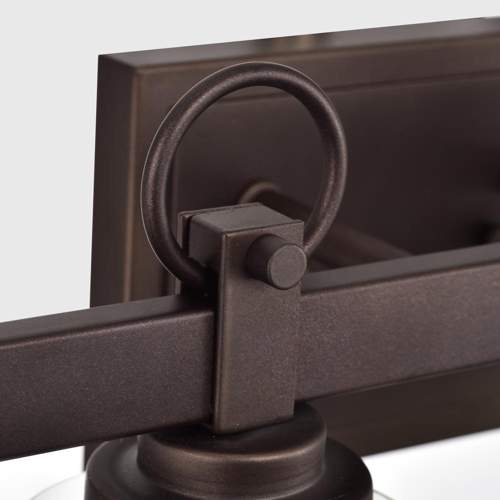 CHLOE Lighting EXTON Transitional 4 Light Oil Rubbed Bronze Bath Vanity Fixture 29" Wide. Picture 6