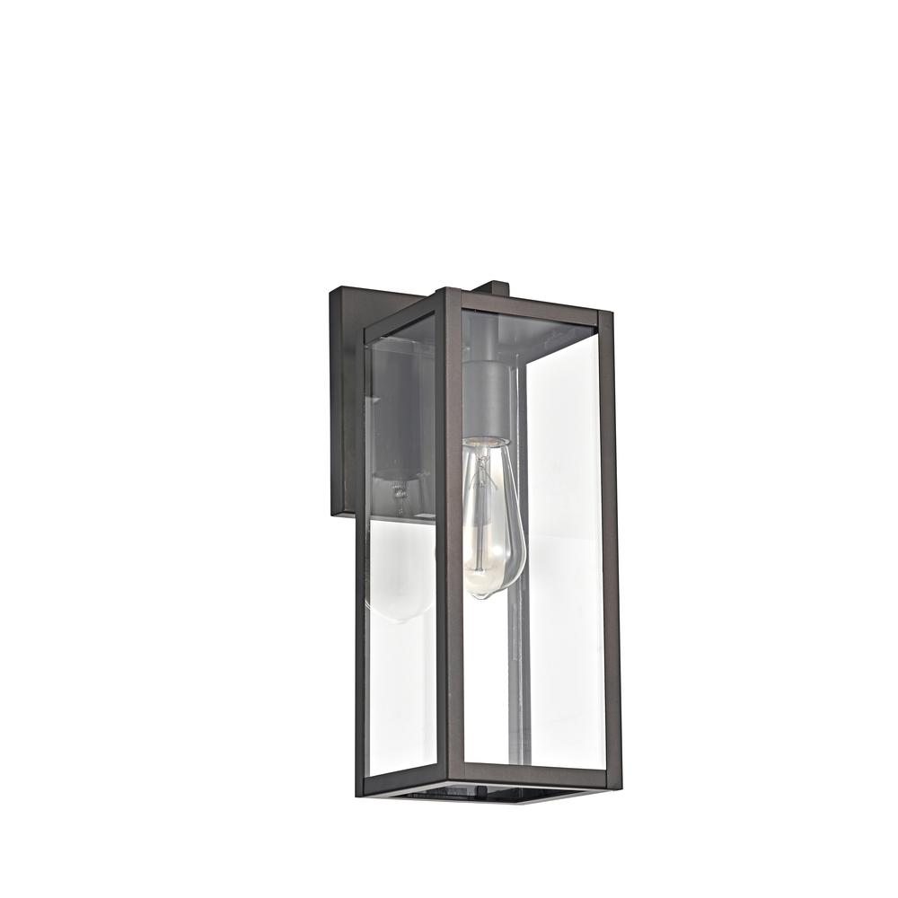 CHLOE Lighting RICHARD Transitional 1 Light Rubbed Bronze Outdoor Wall Sconce 14" Height. Picture 2