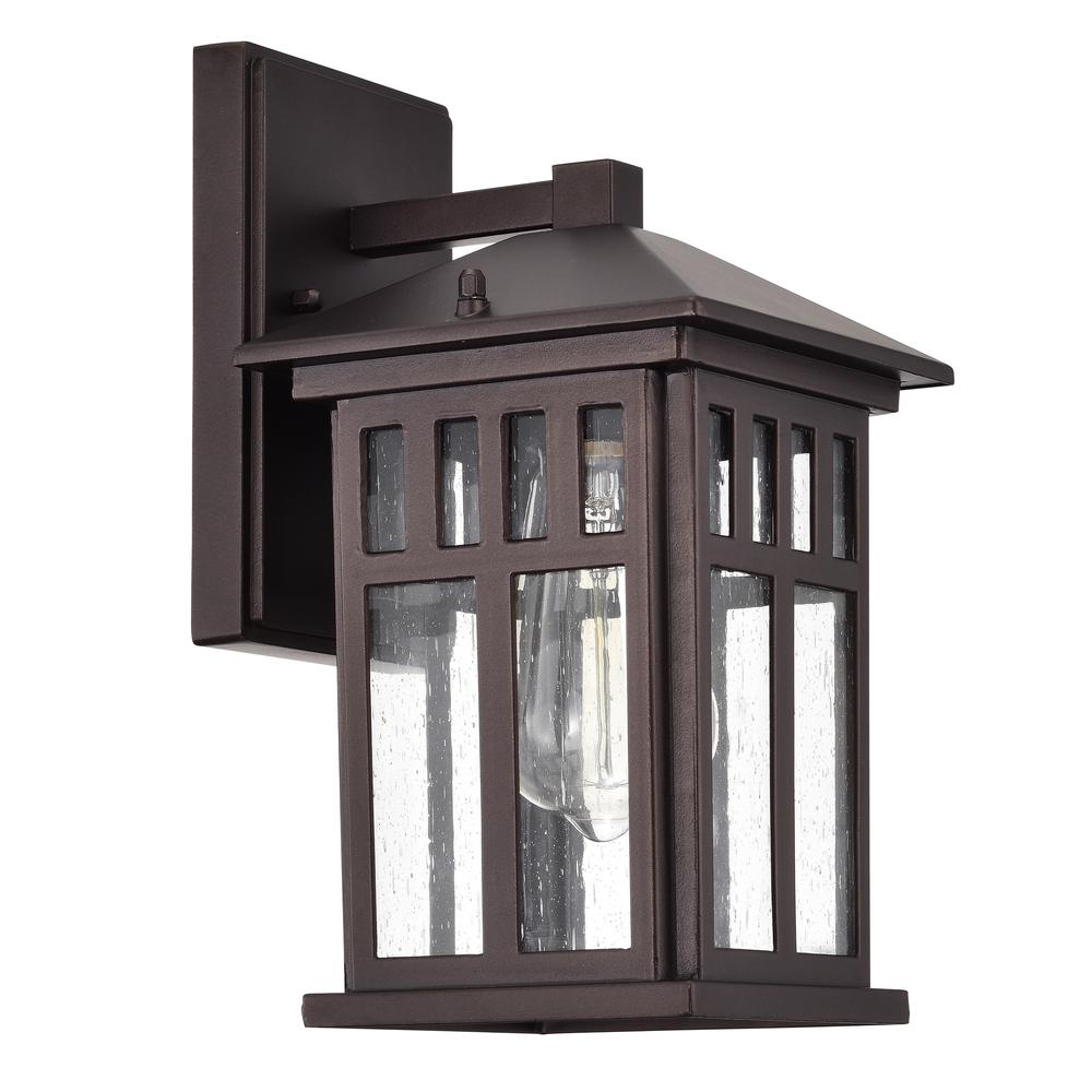 CHLOE Lighting JESSE Transitional 1 Light Oil Rubbed Bronze Outdoor Wall Sconce 12" Height. Picture 2