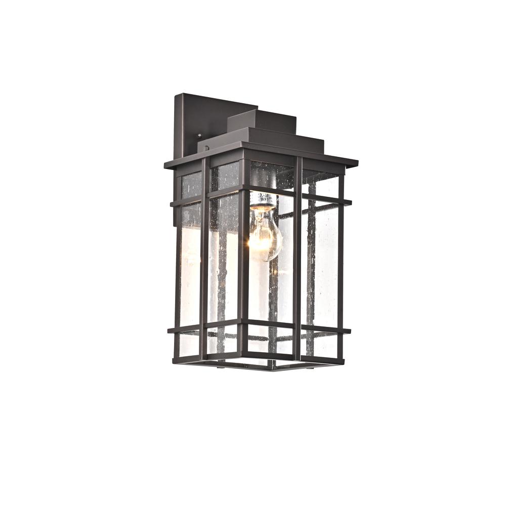 CHLOE Lighting KENNETH Transitional 1 Light Rubbed Bronze Outdoor Wall Sconce 14" Height. The main picture.