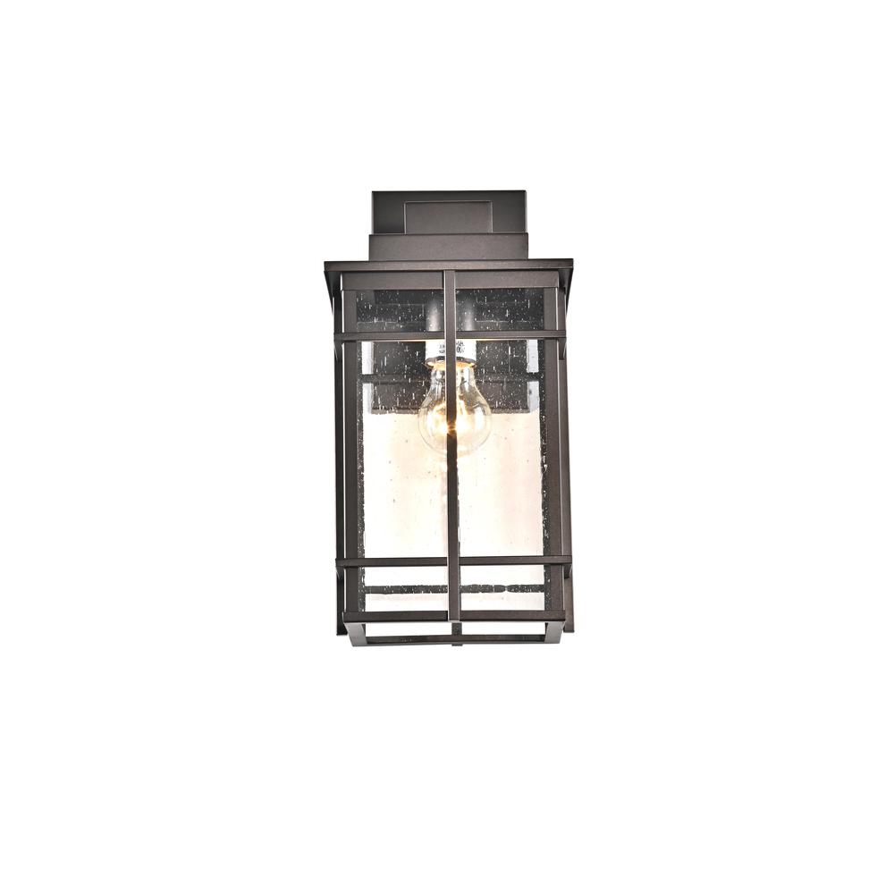 CHLOE Lighting KENNETH Transitional 1 Light Rubbed Bronze Outdoor Wall Sconce 14" Height. Picture 3