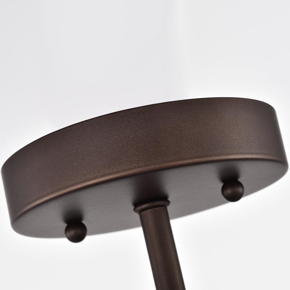 CHLOE Lighting BRONX Transitional 3 Light Oil Rubbed Bronze Semi-Flush Ceiling Fixture 15" Wide. Picture 5